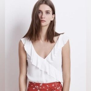 Velvet by Graham & Spencer Ruffled Blouse